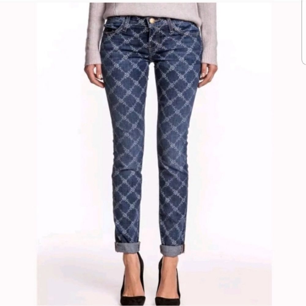 Current Elliot The Rolled Skinny Indigo Rose